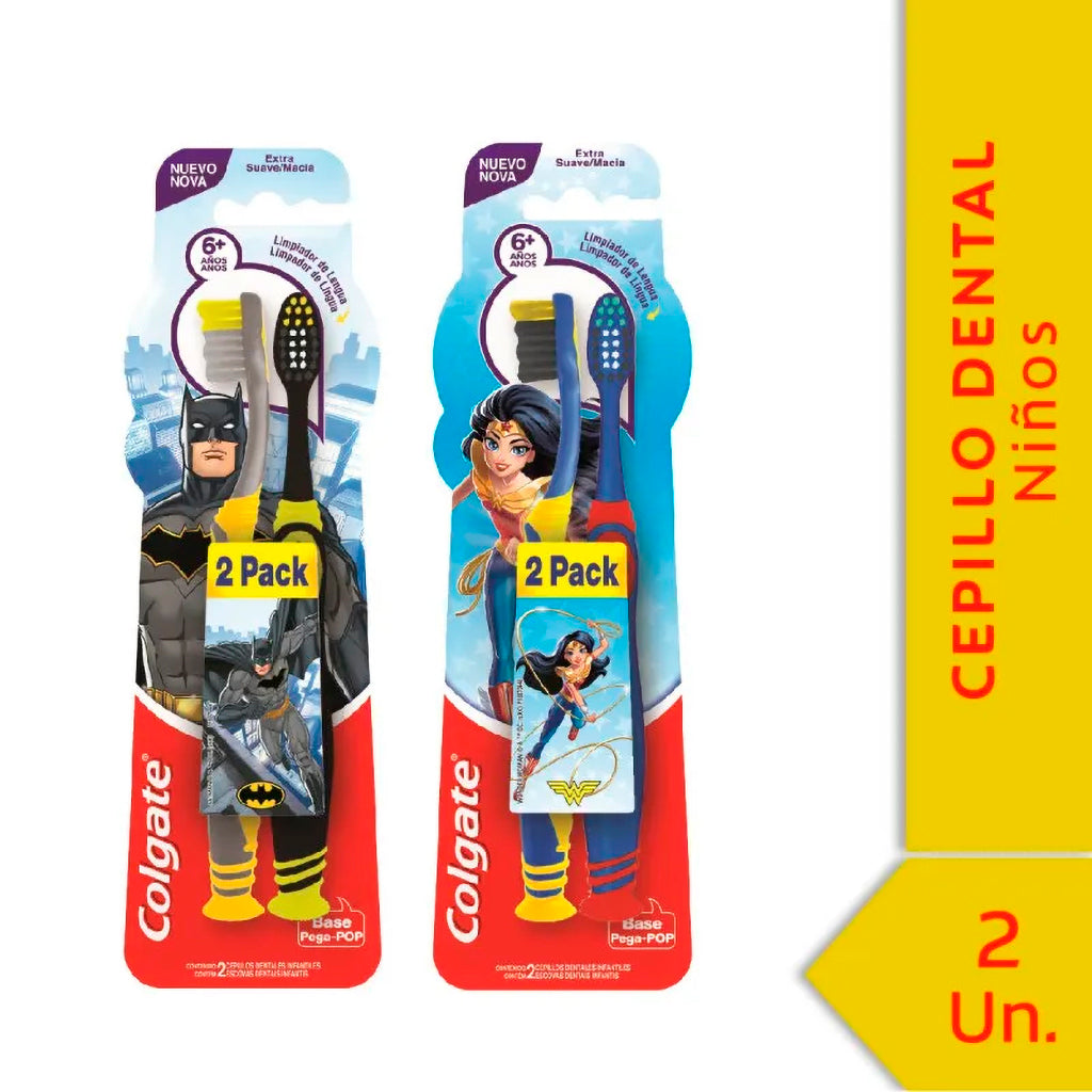 Cepillo de Dientes Colgate Smiles 6+ Liga De La Justicia 2 u