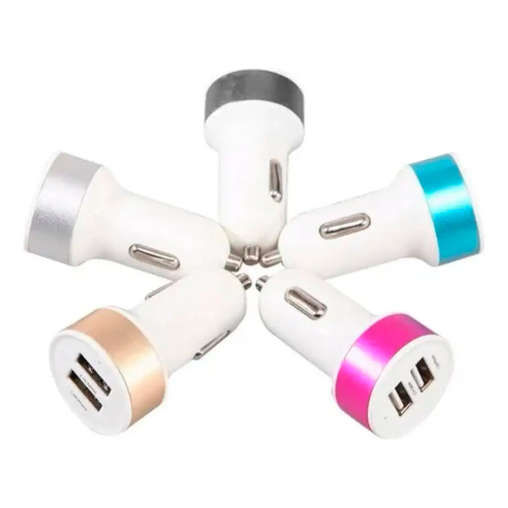 Cargador Generico USB p/ Auto - Conector p/ encendedor de auto