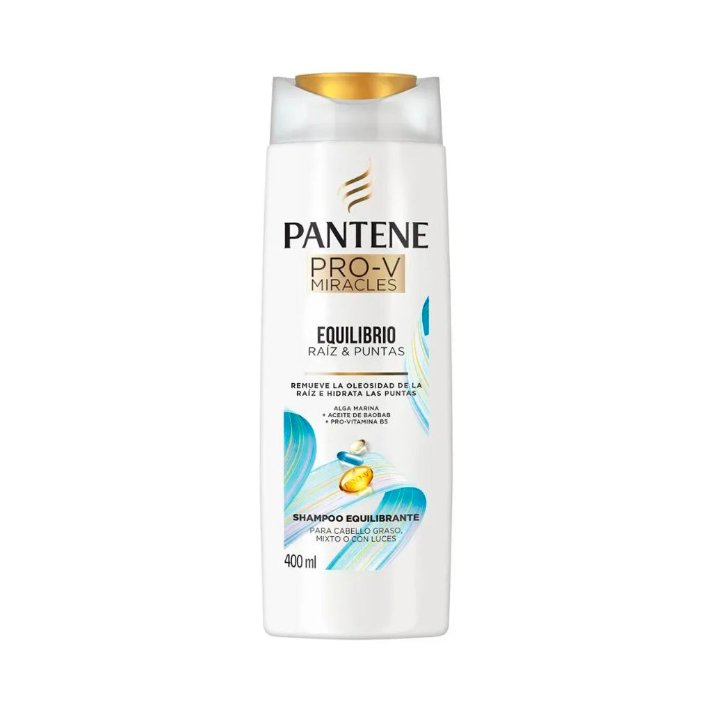 Shampoo Pantene Pro-V Miracles Equilibrio Raiz & Puntas 400 ml