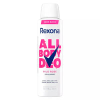 Rexona 止汗喷雾 ALL BODY Deo 野玫瑰香型 150 毫升