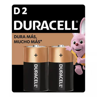 Pila Blister Duracell Bateria Alcalina D2 2 u