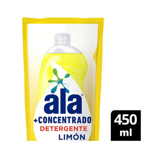 Detergente Repuesto Economico Ala  Concentrado limon 450 ml