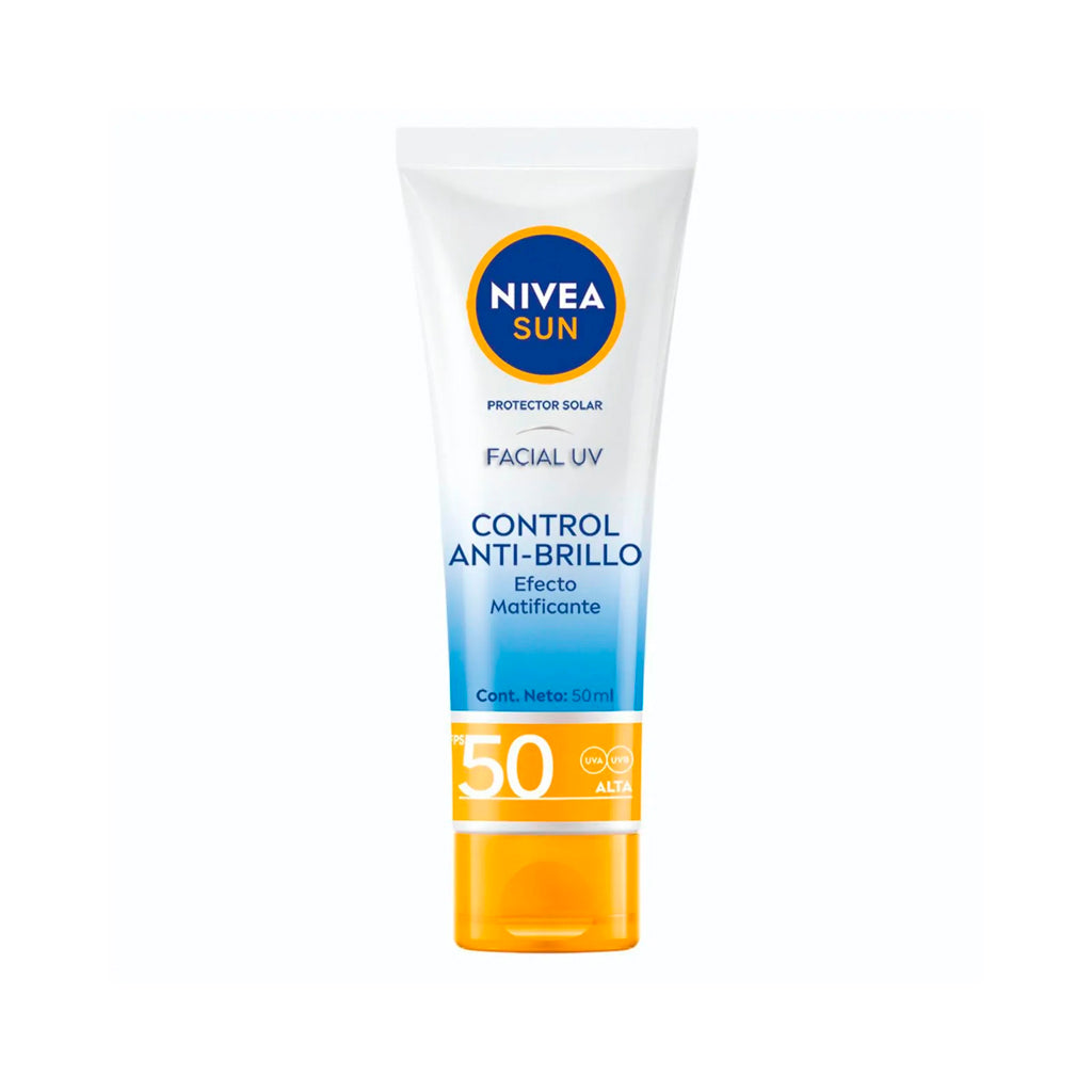 妮维雅面部防晒霜 控油哑光效果 SPF 50 50毫升