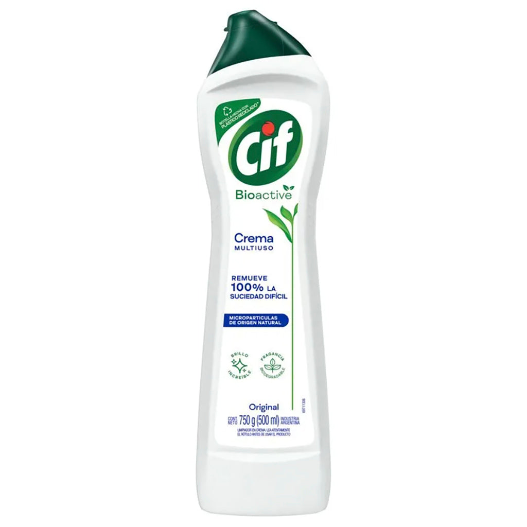 Limpiador Crema  Cif Multiuso Bioactive Original 750 g