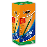 Lapicera Caja Bic Cartucho Opaco Tinta Verde Punta Mediana 50 u