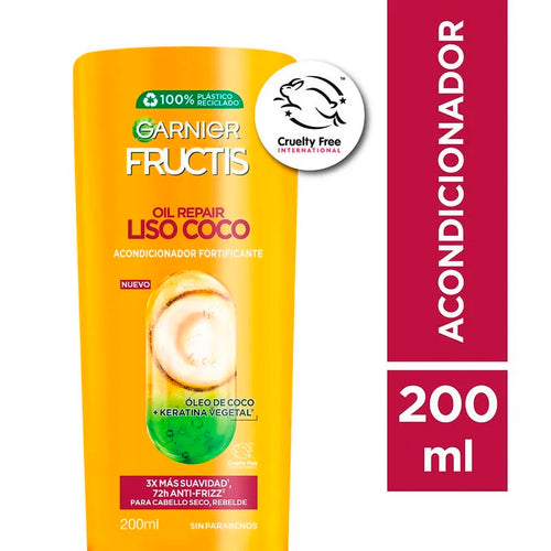 Fructis Garnier 椰子顺滑修护油润发乳 200毫升
