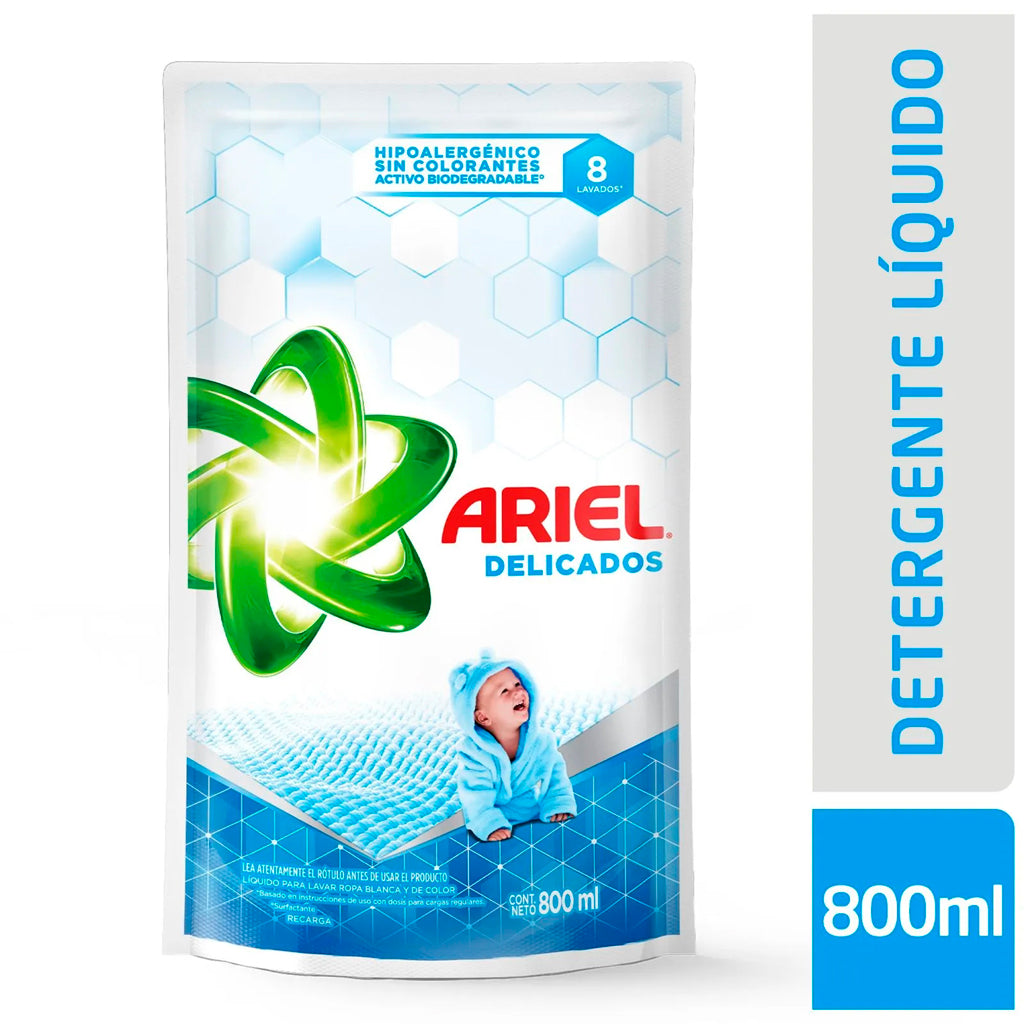 Jabon Liquido Ariel p/ Ropa Delicada  800 ml