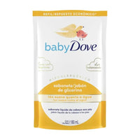 Jabon Liquido Repuesto Dove Baby Glicerina Hipoalergenico 180 ml