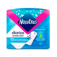 Protectores Diarios Nosotras Proteccion Respirable 15u