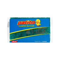 Esponja Multiusos Patito cuadraditos