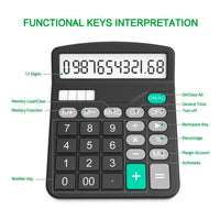 Calculadora Electronica Generico KK - 837B 12 Digit
