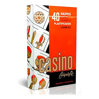 Naipes Casino Estilo Español Plastificadas - Lavables 40 Cartas