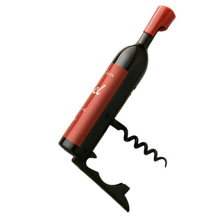 Destapador - Saca Corchos Generico c/ forma de Botella de Vino 1 u