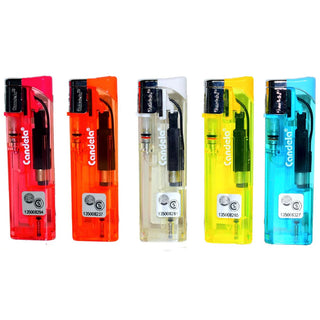 Encendedor Gas Candela Transparente Electronico - Colores 20 u