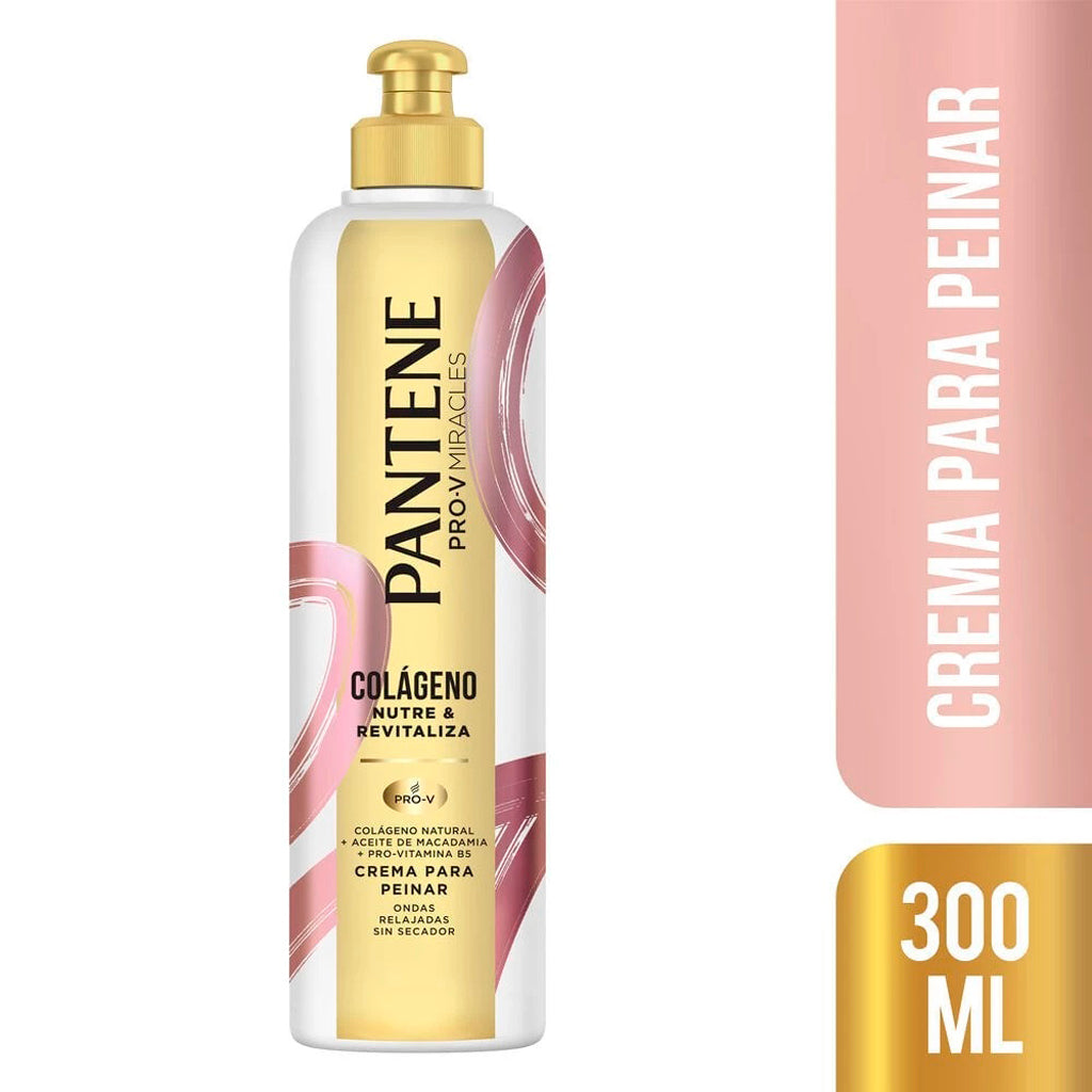 Crema de Peinar Pantene Pro-V Miracles Colageno Nutre & Revitaliza 300 ml