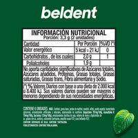 Chicle Beldent c/ Fresh Sparks Sabor a Menta 10 g
