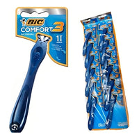 Afeitadora Desechable Bic  Prestobarba Confort 3 Filos Normal 12 u