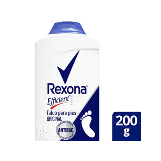 Desodorante  Talco Rexona Efficient p/ pies Original 200 g