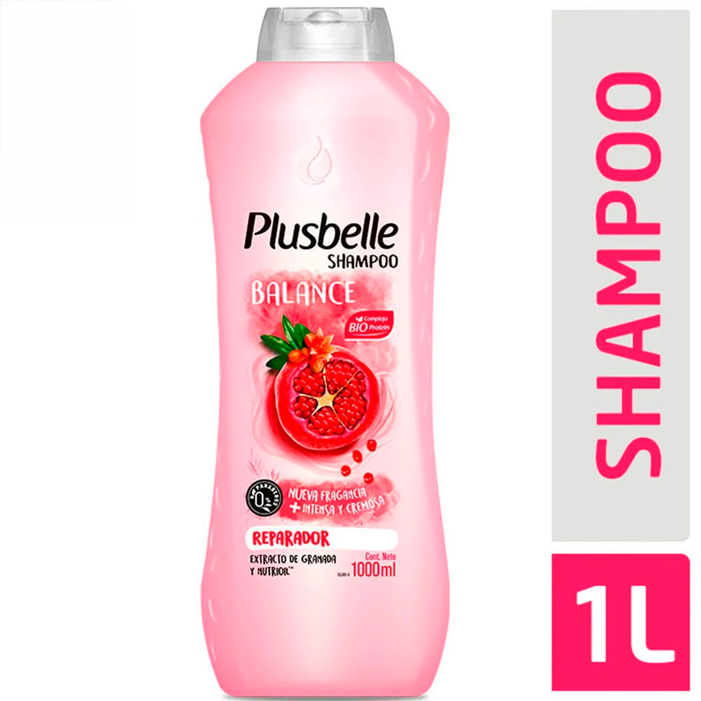 Shampoo Plusbelle Balance Reparador 1000 ml