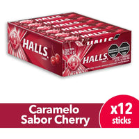 Caramelos Halls Sabor Cherry (Cereza) 12 u