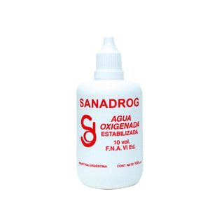 Medicinal Generico Agua oxigenada estabilizada 10 vol -Sanadrog 100 ml