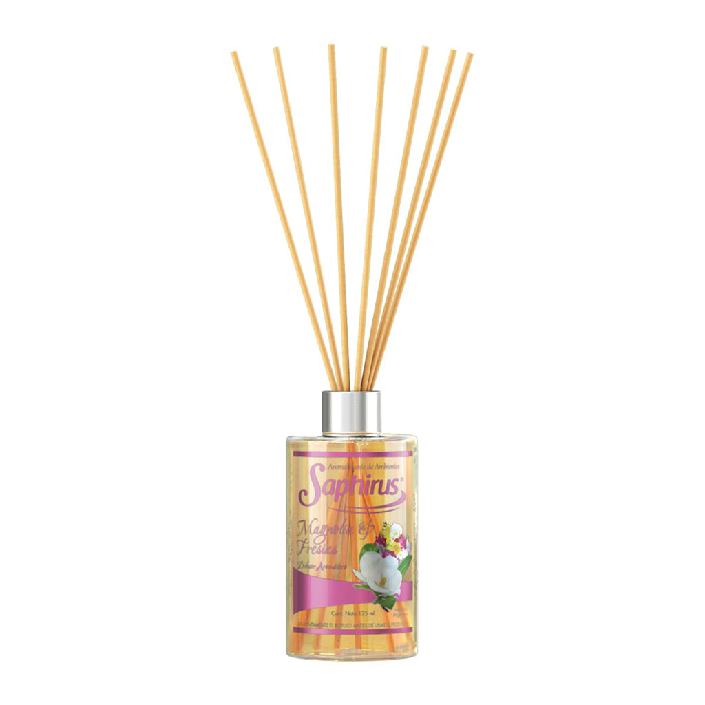 Aromatizante Difusor Saphirus Magnolia y Fresias 125 ml