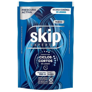 汰渍（Skip）浓缩洗衣液 专业去味 适用于快速洗涤 800毫升