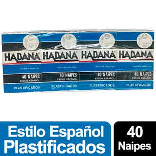 Naipes Habana Estilo Español Plastificados 40 Cartas