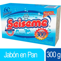 Jabon en Pan Seiseme p/ Lavar la Ropa 300 g