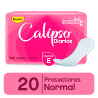Protectores Diarios Calipso Normal Tela Super Suave 20 u