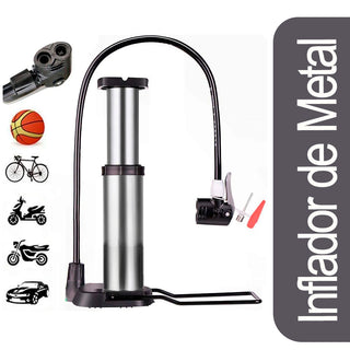 Inflador Garnier Mini Foot Pump de Metal