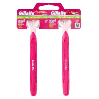 Afeitadora Desechable  Gillette  Prestobarba 3 Filos UltraGrip (Rosa) 24 u