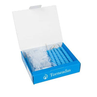 Vela Velon Generico Torneado Celeste 20 u