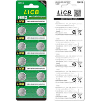 Pila Soda Bateria Alcalina LR1130 - AG10 1,5V 10 u