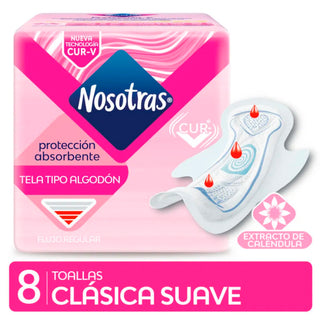 Nosotras 经典柔棉卫生巾 8片