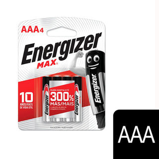 Pila Blister Energizer Bateria Alcalina AAA 4 u