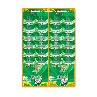 Afeitadora Desechable Bic  Prestobarba Confort 3 Filos Sensitive  24 u
