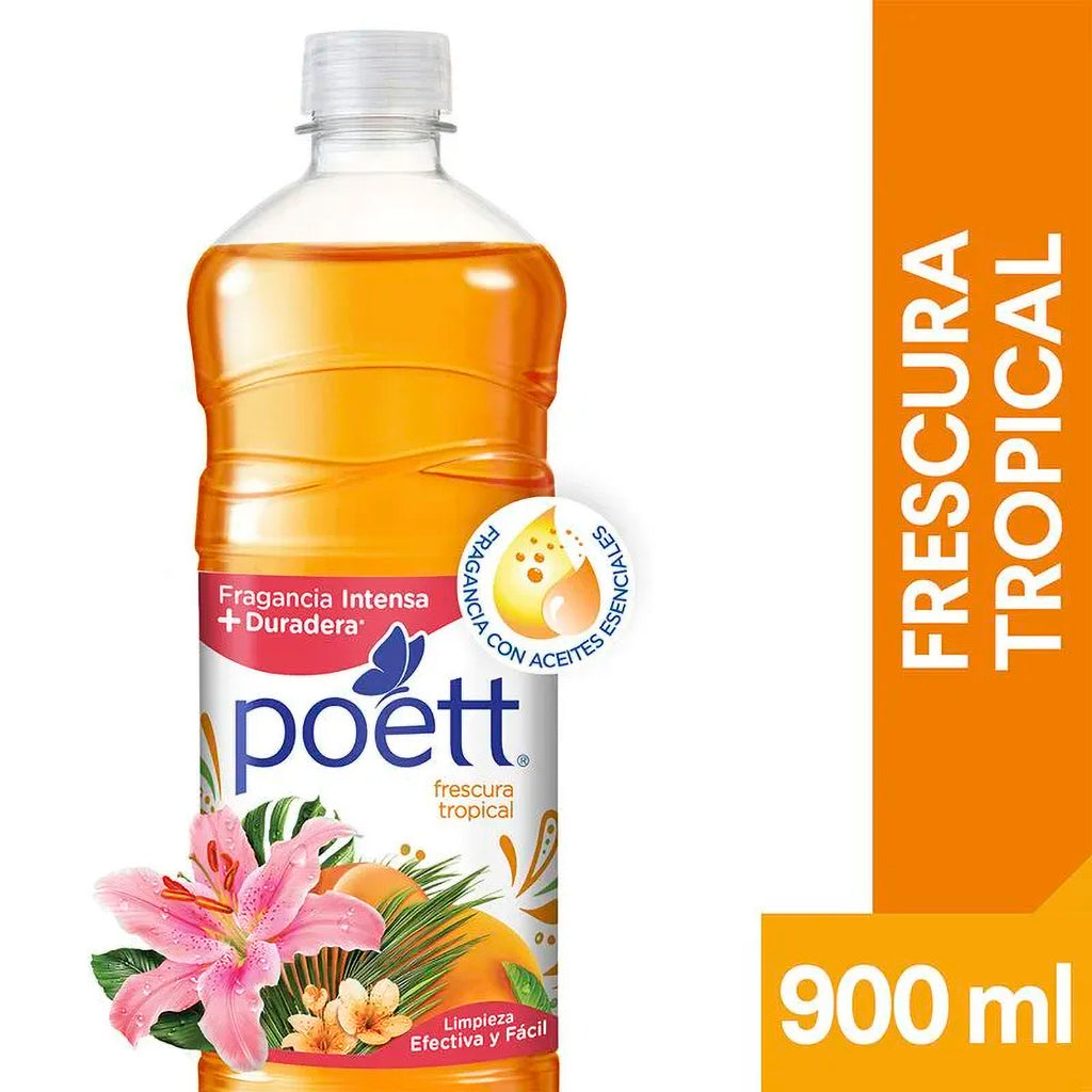 Limpiador de Piso Poett Frescura Tropical 900 ml