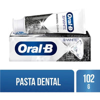 Dentifrico Crema Oral-B 3D White Mineral Clean c/ Carbon de Bambu 70 g