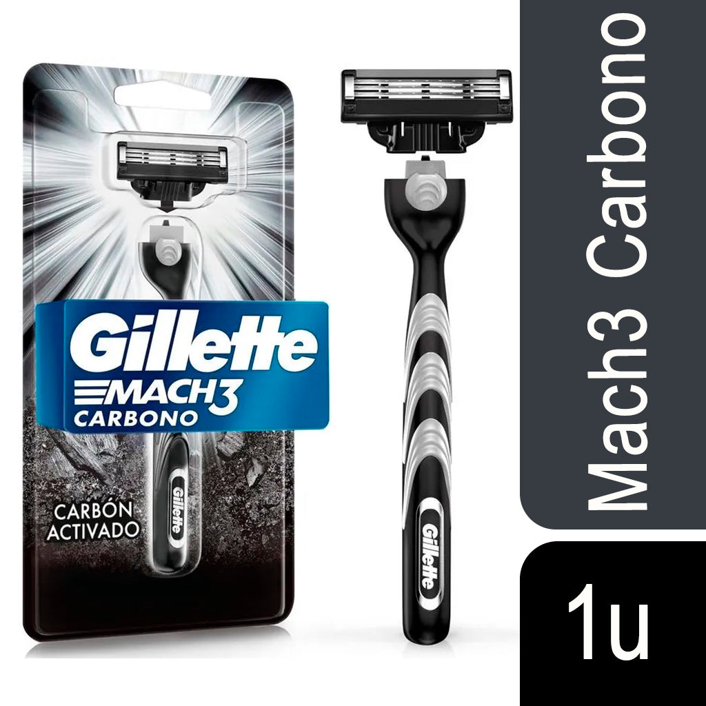 Afeitadora Gillette Mach3 Carbono 1u