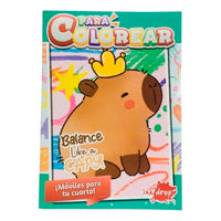 Libro Generico p/ Colorear Capibara