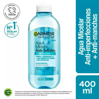 Agua Micelar Garnier Skin Active con Acido Salicilico 400 ml