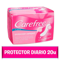 Protectores Diarios Carefree Proteccion Compact - s/ Perfume 20 u