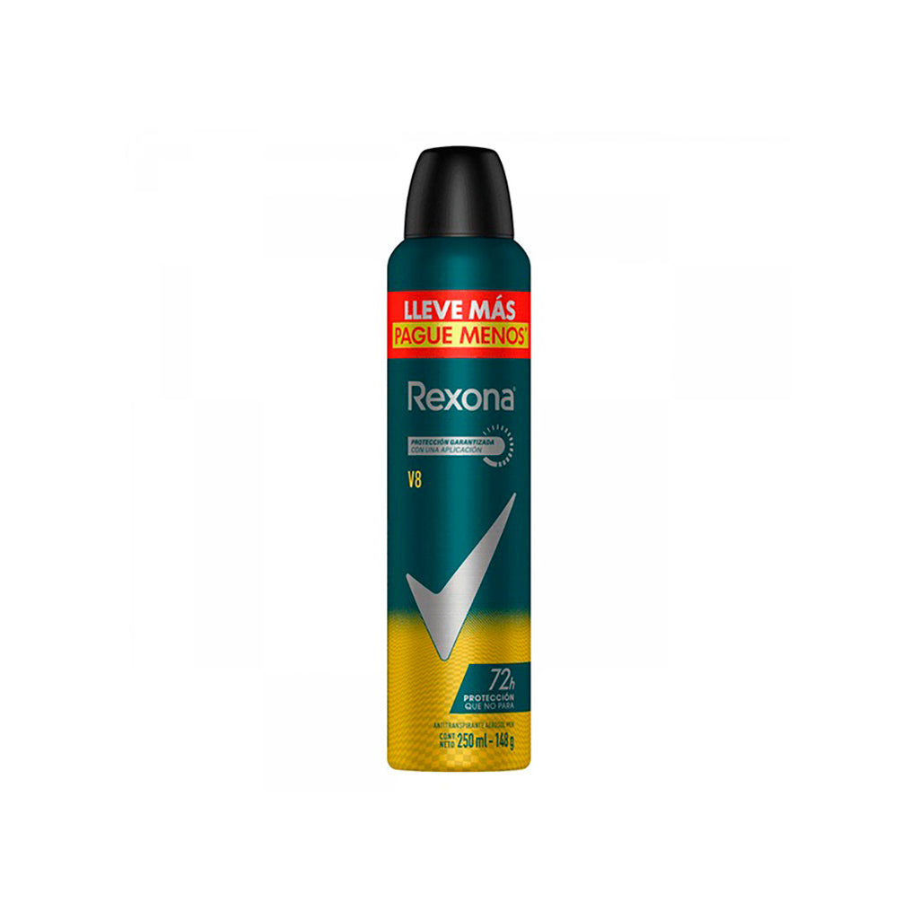 Desodorante  Aerosol Rexona Antitranspirante V8 250 ml