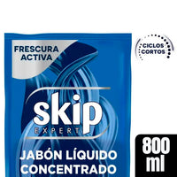 汰渍（Skip）浓缩洗衣液 专业去味 适用于快速洗涤 800毫升
