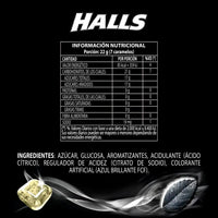 Caramelos Halls Sabor Menta Extra Fuerte (Lyptus) 12 u