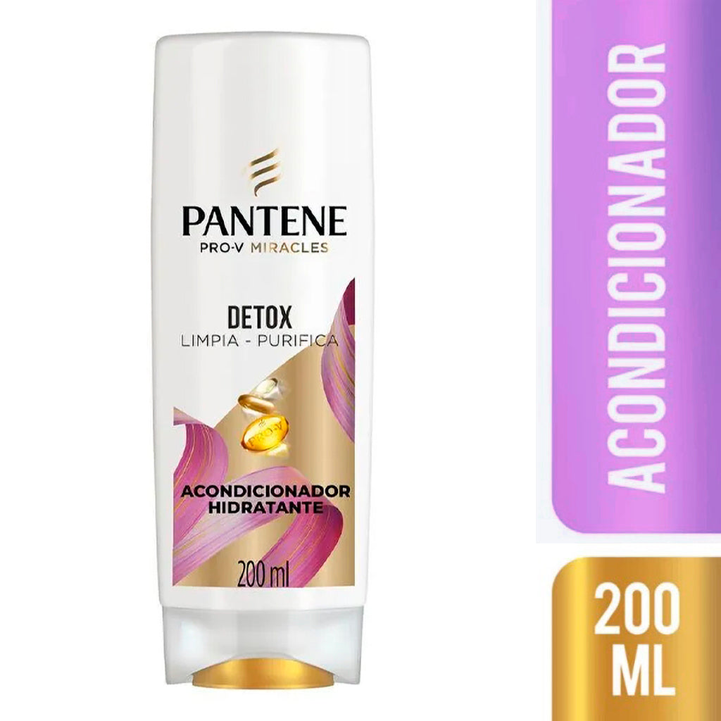 Acondicionador Pantene Pro-V Miracles Detox Limpia - Purifica 200 ml
