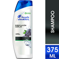 Shampoo Head & Shoulders Purificacion Capilar Carbón Activado 375 ml