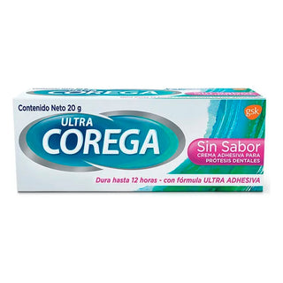 Adhesivo para Protesis Dentales Crema Corega s/ Sabor  20 g