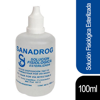 Solucion Fisiologica Sanadrog Esterilizada 100 ml